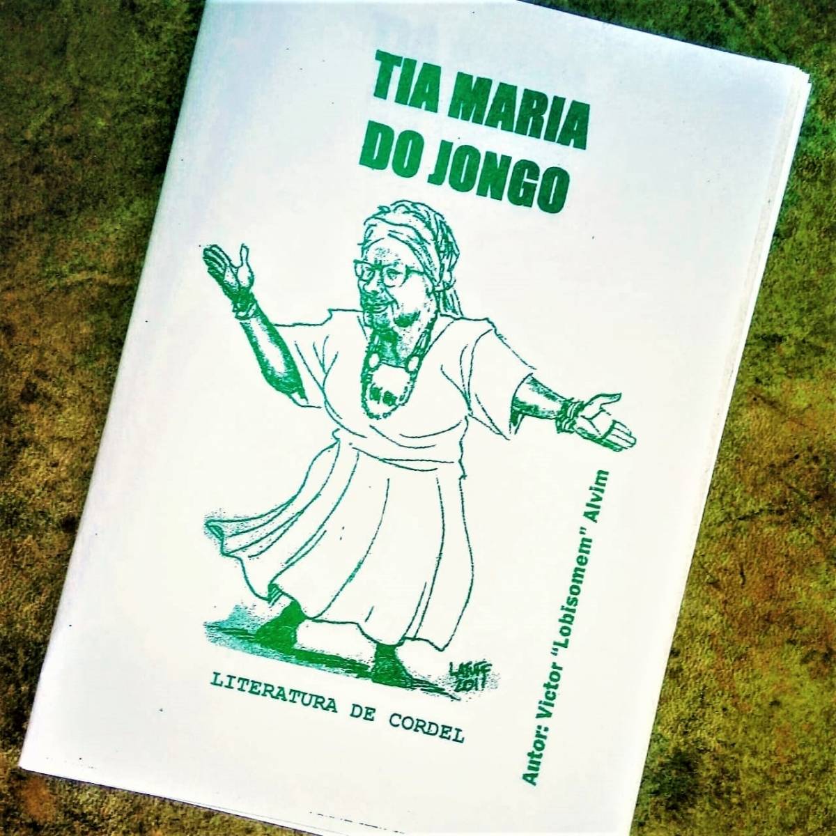Folheto de cordel estará á venda na Casa do Jongo da Serrinha