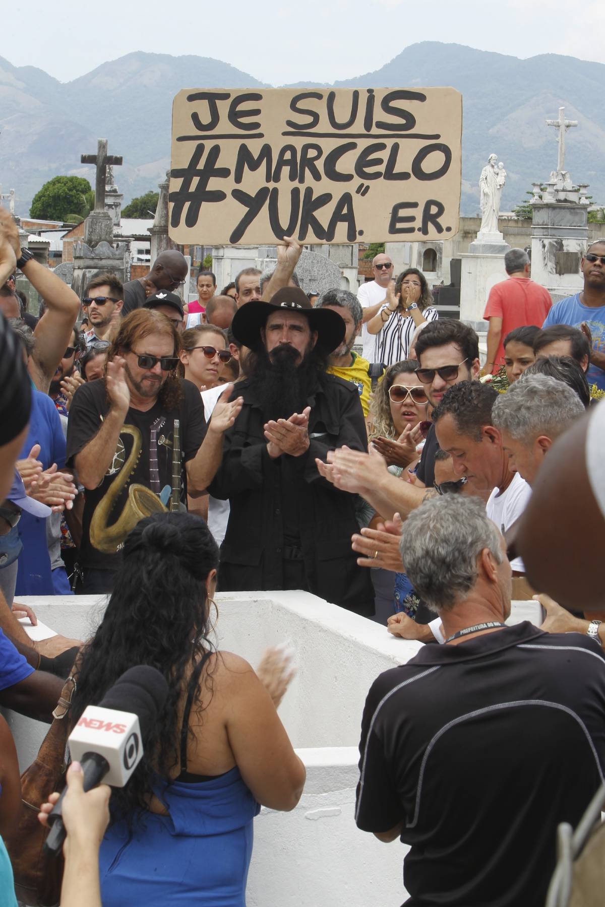 Enterro do MarceloYuka no Cemit?ro de Campo Grande
 Severino  Silva/ Agencia O Dia