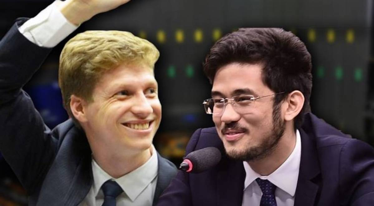 Kataguiri negou que tenha havido pressões do partido para que ele desistisse de sua candidatura e disse que chegou a conversar com Maia antes de tomar a decisão de apoiar Van Hattem - Reprodução Facebook Kim Kataguiri