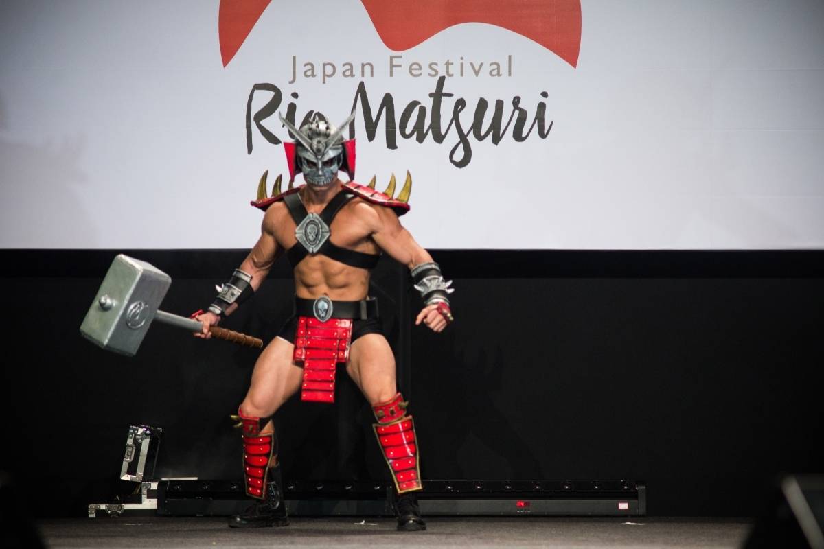 Campeonato de cosplay no Rio Matsuri