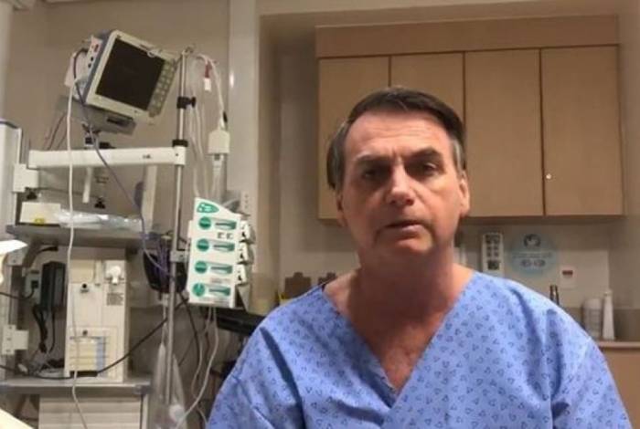 Bolsonaro em vídeo gravado no hospital: 'Obrigado pelas orações'