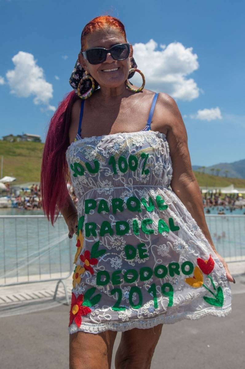 Rio,30/01/2019 - Parque Radical de Deodoro - Katia Luzia de Araujo, guia de turismo e musa do Parque Radical de Deodorojo, zona norte do Rio de Janeiro.Foto: Armando Paiva/ Agência O Dia  Cidade, Parque Radical, Musa do Parque