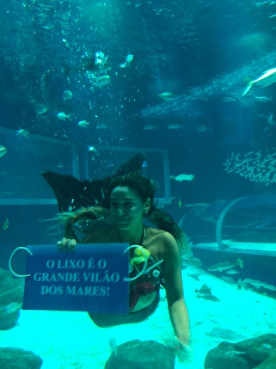 Mergulho no AquaRio