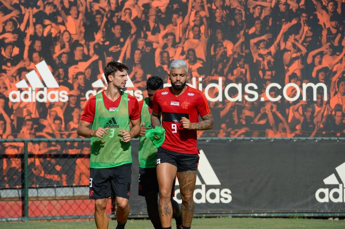 Flamengo faz força-tarefa para ter Rodrigo Caio e Gabigol à disposição na quarta - Alexandre Vidal / Flamengo