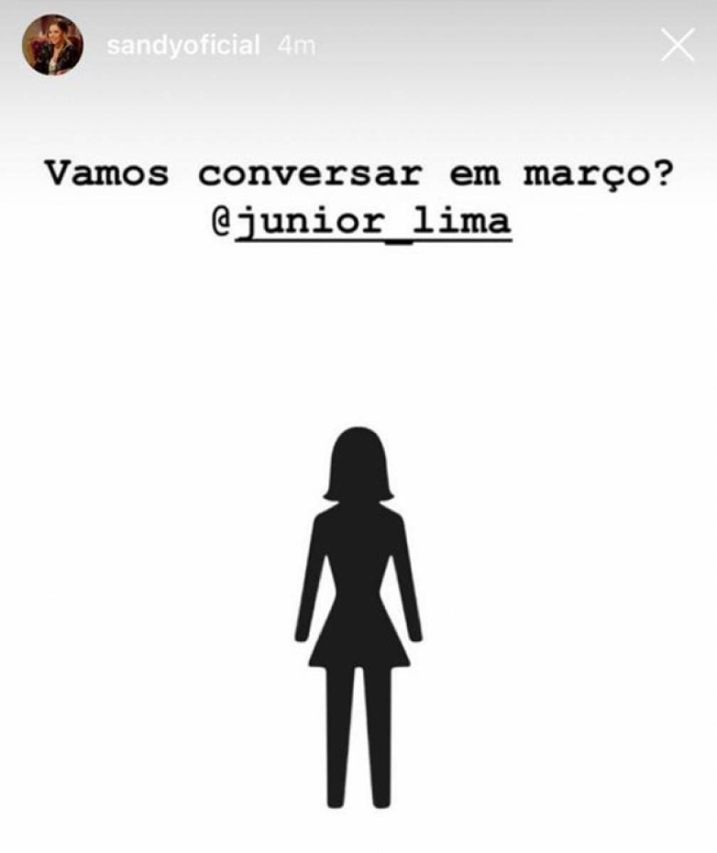 Sandy e Junior confirmam de forma discreta que vão fazer um show em comemoração aos 30 anos da dupla