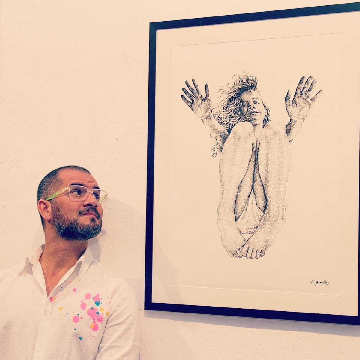 Obras do artista Will Barcellos expostas no BBB19