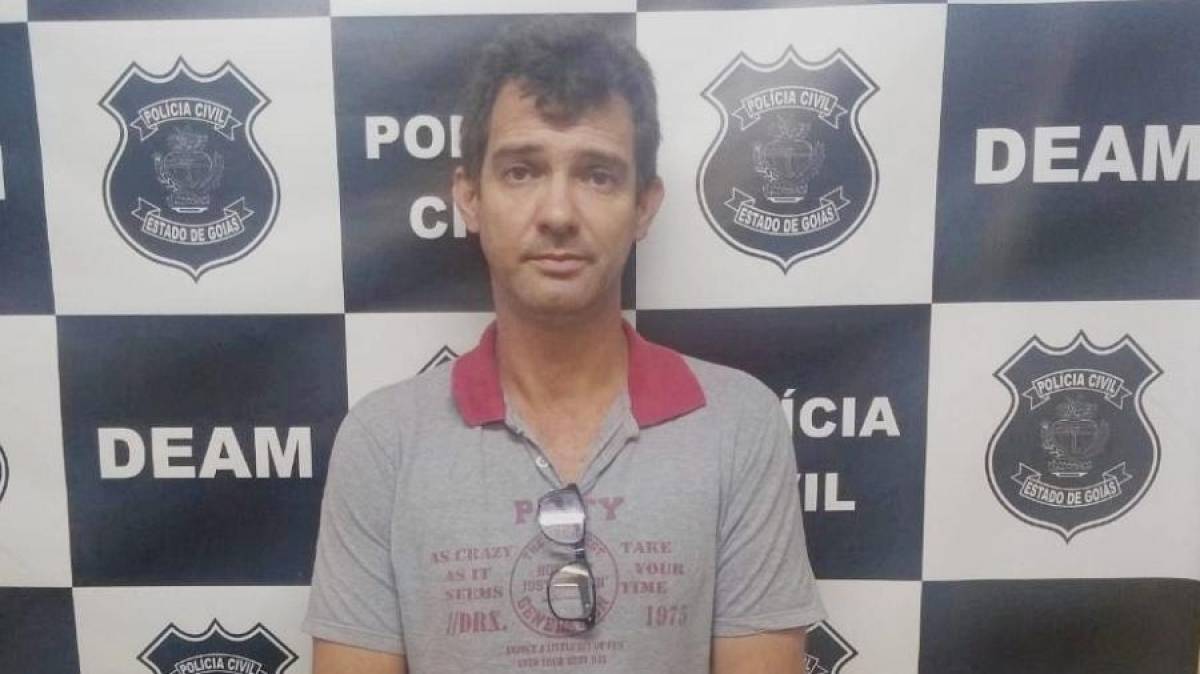Sandro Teixeira de Oliveira, filho de João de Deus, foi preso neste sábado pela Polícia Civil de Goiás - Divulgação / Polícia Civil