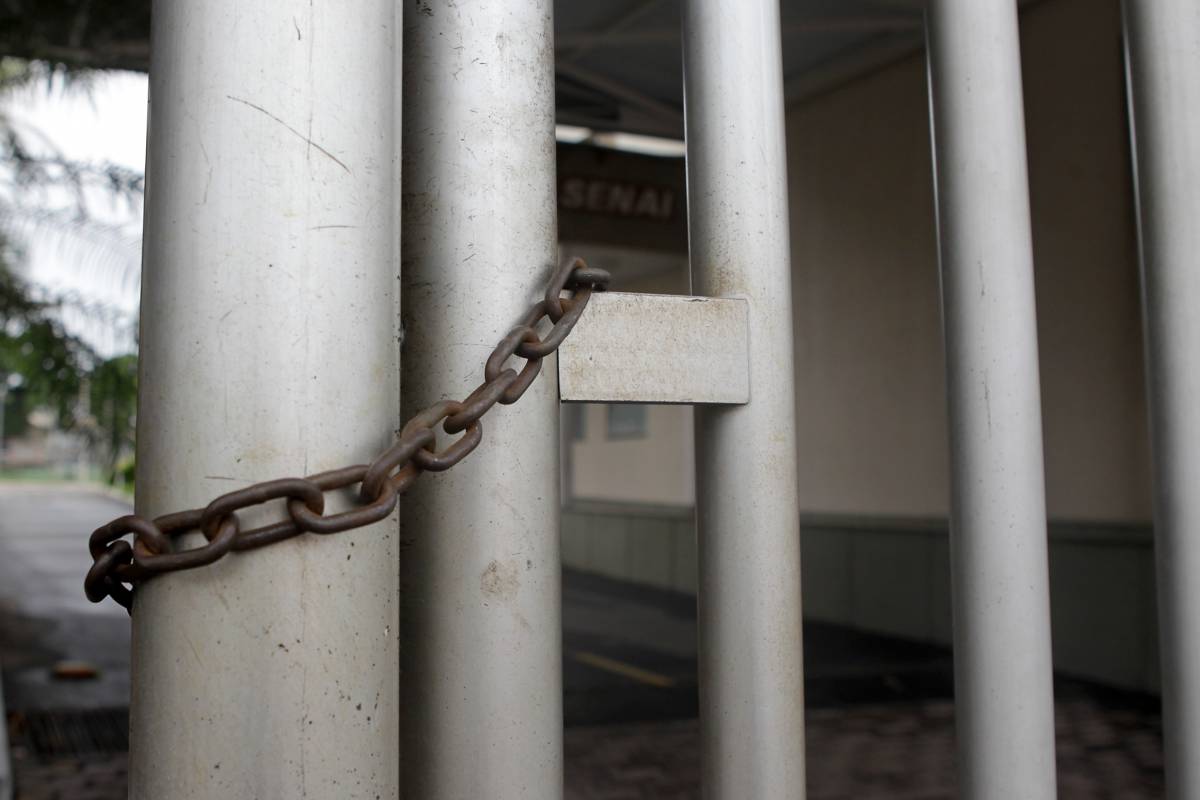 Rio de Janeiro, 05/02/2019 - Bandidos invadem unidade do SENAI na Riachuelo e roubam funcion&aacute;rios e vigia. Foto: Luciano Belford/Ag&ecirc;ncia O Dia