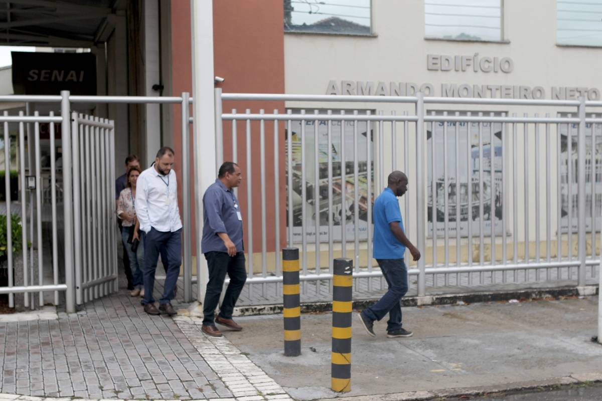 Rio de Janeiro, 05/02/2019 - Bandidos invadem unidade do SENAI na Riachuelo e roubam funcion&aacute;rios e vigia. Foto: Luciano Belford/Ag&ecirc;ncia O Dia