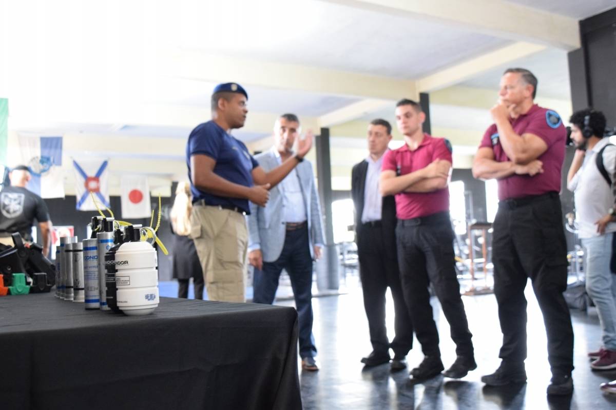 Guarda Municipal recebe agentes de segurança da Argentina
