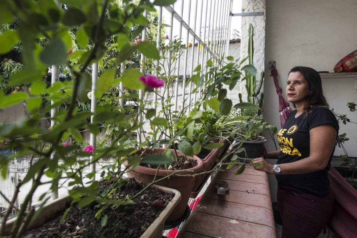 Rio de Janeiro, 07/02/2019, quinta feira - ECONOMIA - Povo fala, o que a população sabe sobre a reforma da previdencia. Fabiola França, 36 anos. Foto: Marcio Mercante / Agencia O Dia.