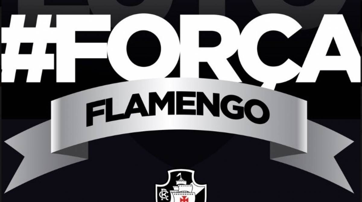 O Vasco da Gama manifesta pesar e solidariedade aos familiares das vítimas, bem como à Direção e a todos os atletas do Flamengo - Reprodução/ Twitter
