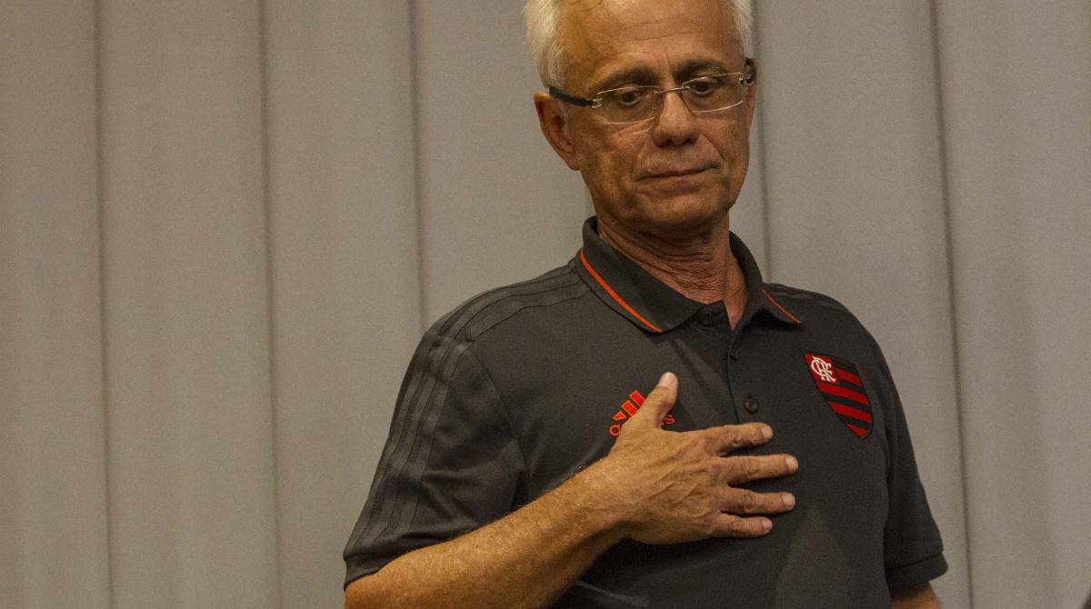 Rio de Janeiro, 09/02/2019, sabado - Reinaldo Belotti gestor de crise do Flamengo em coletiva de imprensa na Gavea. Foto: Marcio Mercante / Agencia O Dia.