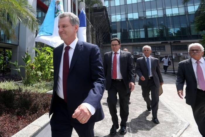  O presidente do Flamengo, Rodolfo Landim 