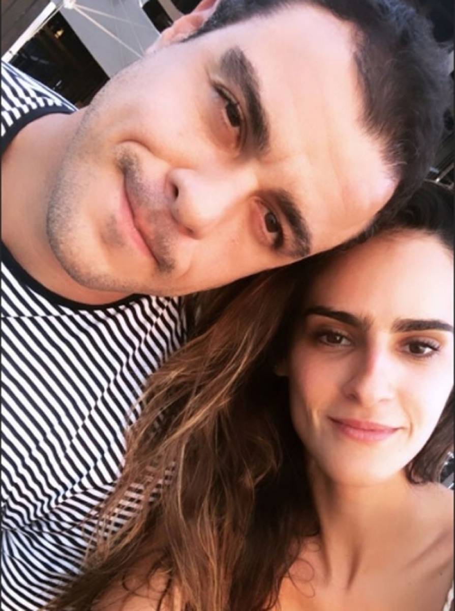 Joaquim Lopes e a namorada, Marcella Fogaça

