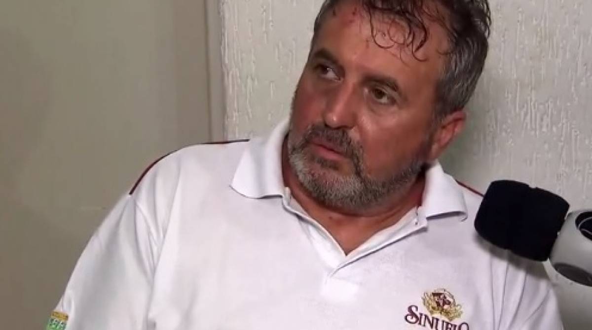 'Helicóptero veio de cima, não tinha nada na minha frente', diz João Adroaldo Tomackeves, 52 anos, que sobreviveu ao acidente que matou o jornalista Ricardo Boechat e o piloto Ronaldo Quattrucci - Reprodução/ TV Globo