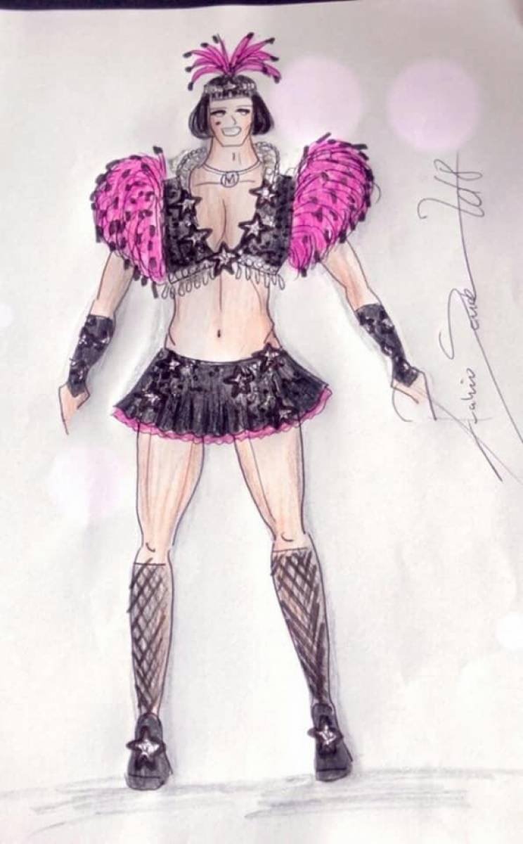 Tony Salles tem figurino inspirado em vedete para puxar o bloco 'As Muquiranas'