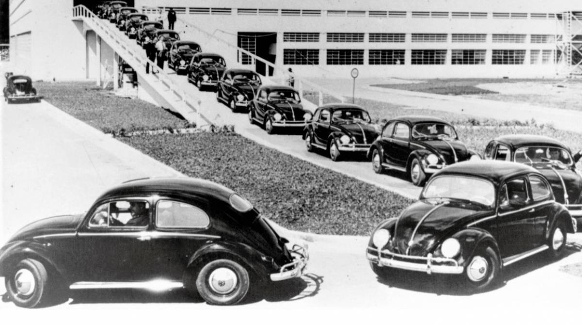 Primeiro modelo foi fabricado 1959 na linha de produção da marca em São Bernardo do Campo (SP). Divulgação
