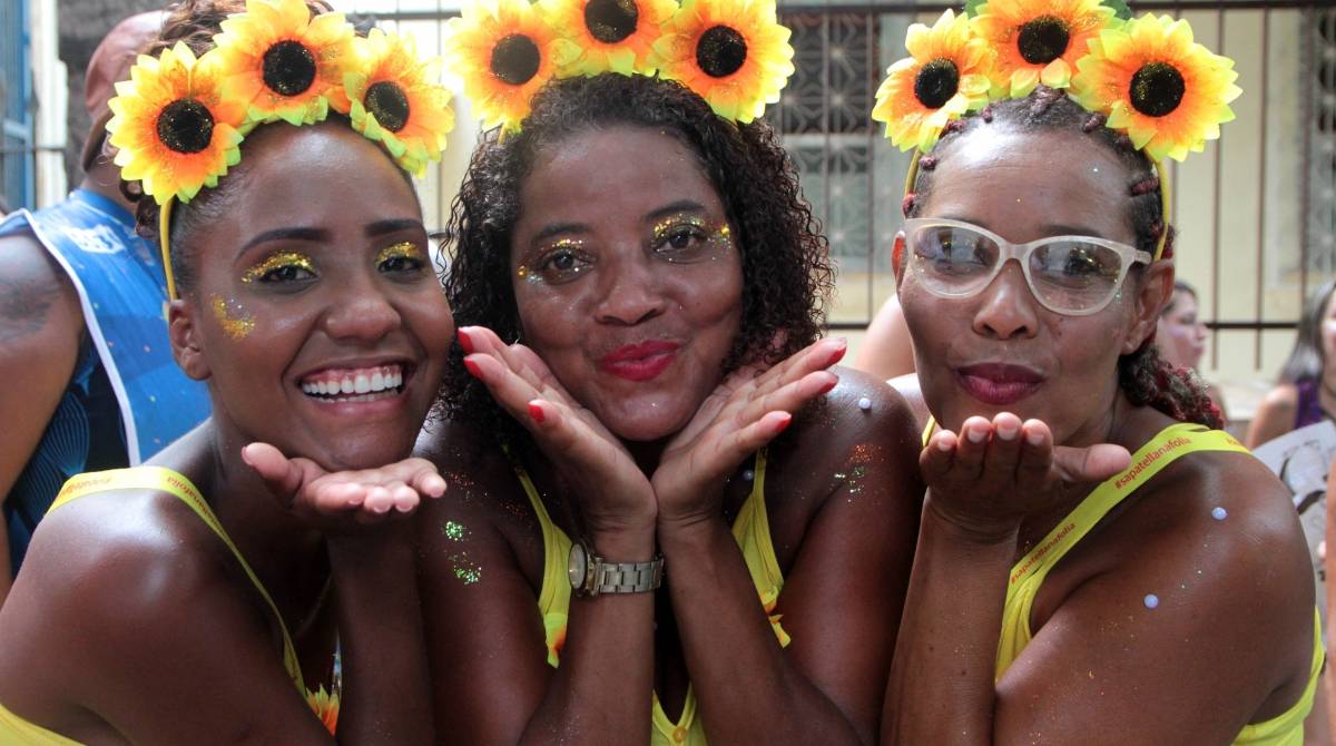 Rio de Janeiro 17/02/2019 - Bloco de Carnaval Volta Alice em Laranjeiras.Foto: Fernanda Dias / Agencia O Dia.
