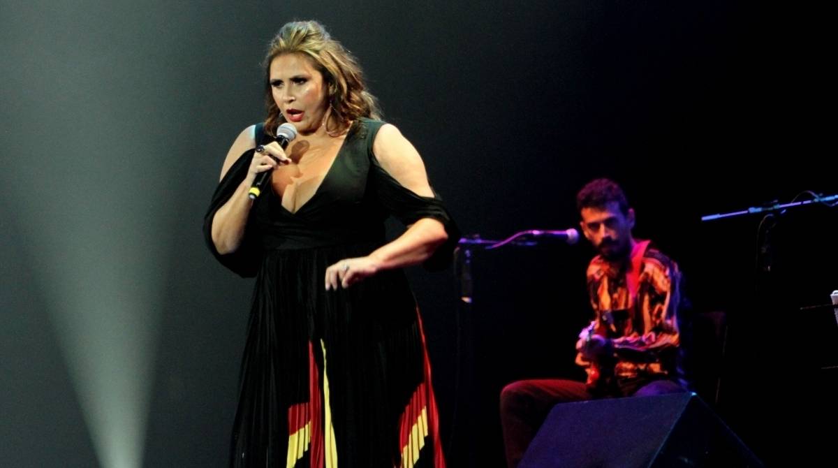 17/02/2019 - AG&Ecirc;NCIA DE NOT&Iacute;CIAS/PARCEIRO - A cantora Faf&aacute; de Bel&eacute;m realiza show no Vivo Rio, Aterro do Flamengo, na Zona Sul do Rio, na noite deste s&aacute;bado (16). Foto: Onofre Veras/Parceiro/Ag&ecirc;ncia O Dia