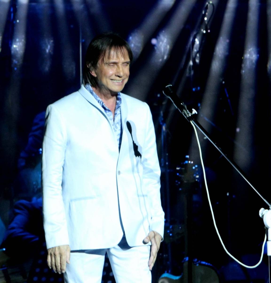 Rio, 17/02/2019 - AGÊNCIA DE NOTÍCIAS - PARCEIRO - Show de Roberto Carlos, no Projeto Emoções em Alto Mar, no navio Costa Favolosa, ancorado no Píer da Praça Mauá, na Região Portuária do Rio, na noite domingo, 17 - Foto: Onofre Veras/Parceiro/Agência O Dia