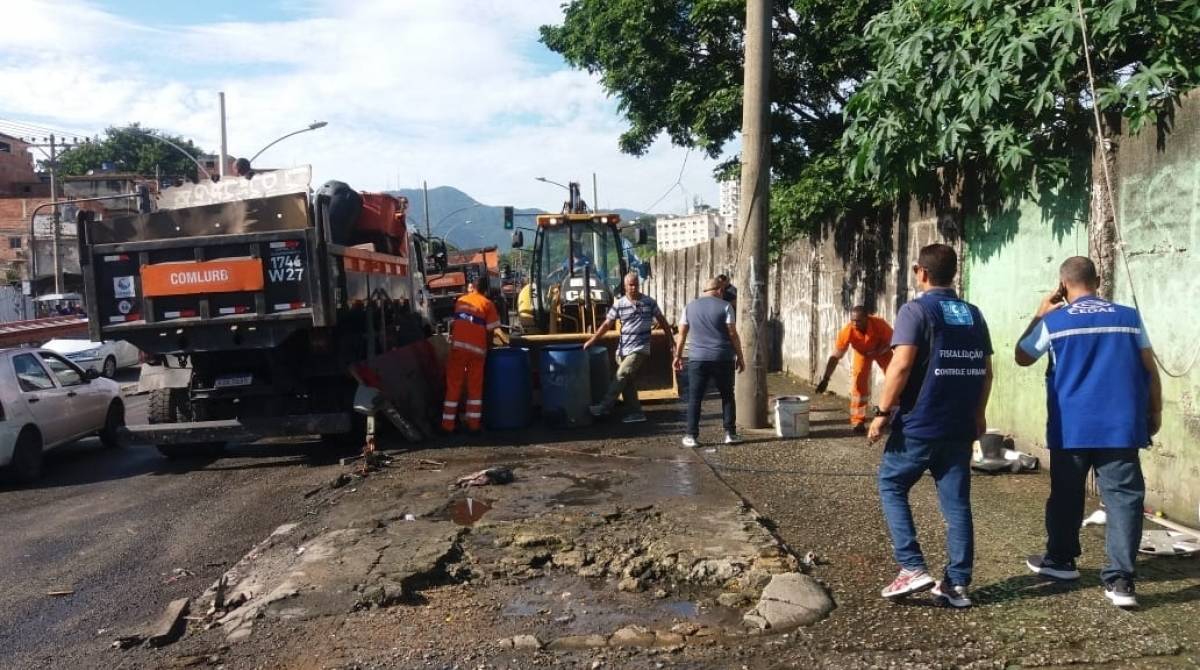 Lava a jatos clandestinos às margens da Mangueira são alvos de ação