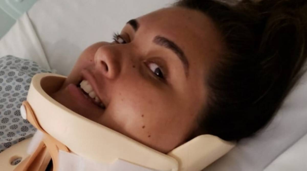 Estudante de administração, Karina Neustadter Castellanos se recupera de acidente