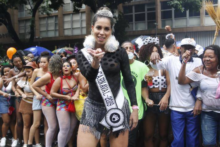 Rio de Janeiro - RJ  - 02/03/2019 - Desfile de Blocos - Desfile do Bloco Cordao da Bola Preta, na Avenida Primeiro de Mar&Atilde;&sect;o, centro do Rio - Foto Reginaldo Pimenta / Agencia O Dia