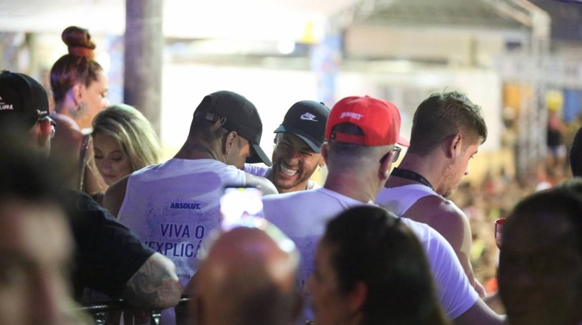 Neymar no carnaval de Salvador