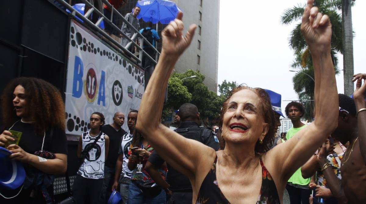 Rio de Janeiro - RJ  - 02/03/2019 - Desfile de Blocos - Desfile do Bloco Cordao da Bola Preta, na Avenida Primeiro de Mar&ccedil;o, centro do Rio - Foto Reginaldo Pimenta / Agencia O Dia