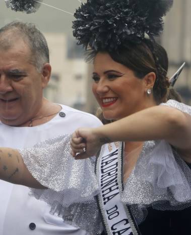 Rio de Janeiro - RJ  - 02/03/2019 - Desfile de Blocos - Desfile do Bloco Cordao da Bola Preta, na Avenida Primeiro de Mar&ccedil;o, centro do Rio - na foto, cantora, Maria Rita - Foto Reginaldo Pimenta / Agencia O Dia