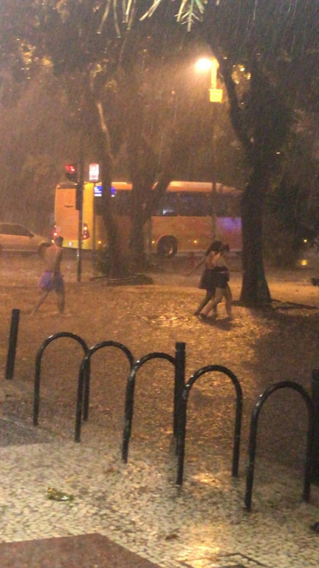 Chuva forte atinge o Rio