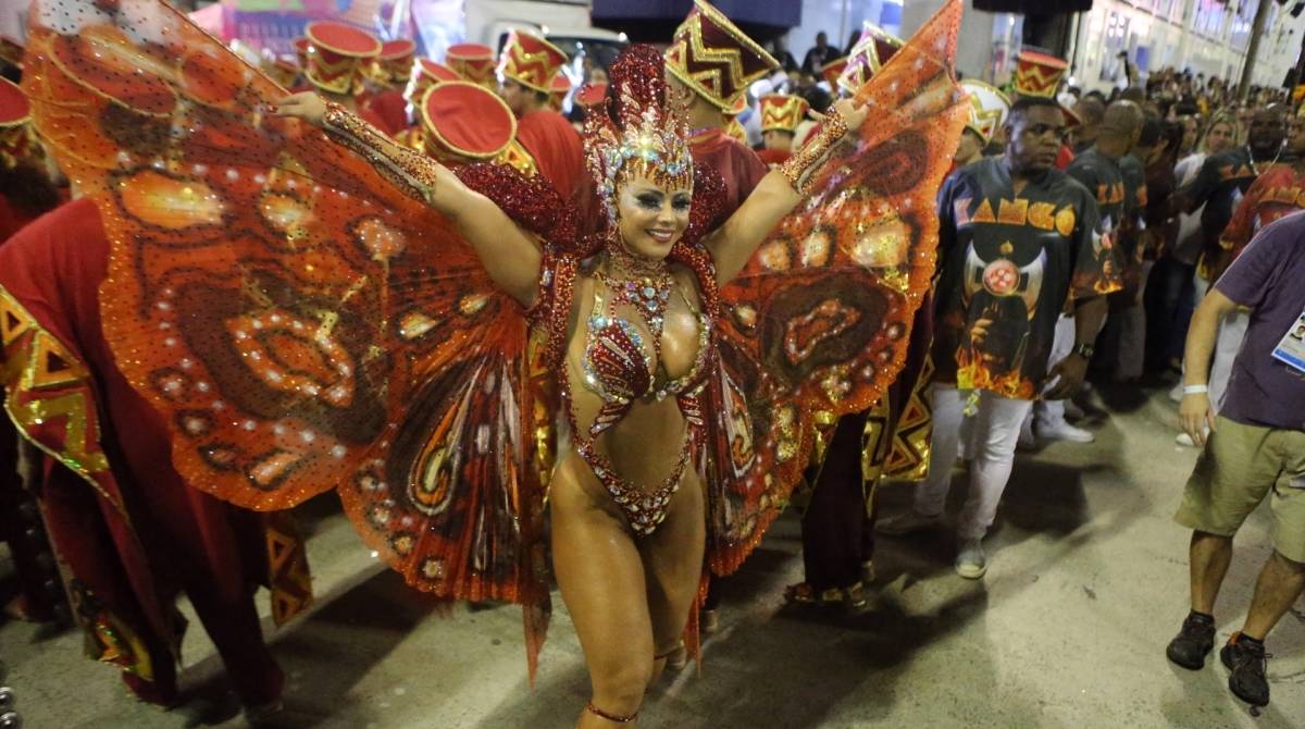 Viviane Ara&uacute;jo &eacute; rainha do Salgueiro desde 2008 - Daniel Castelo Branco