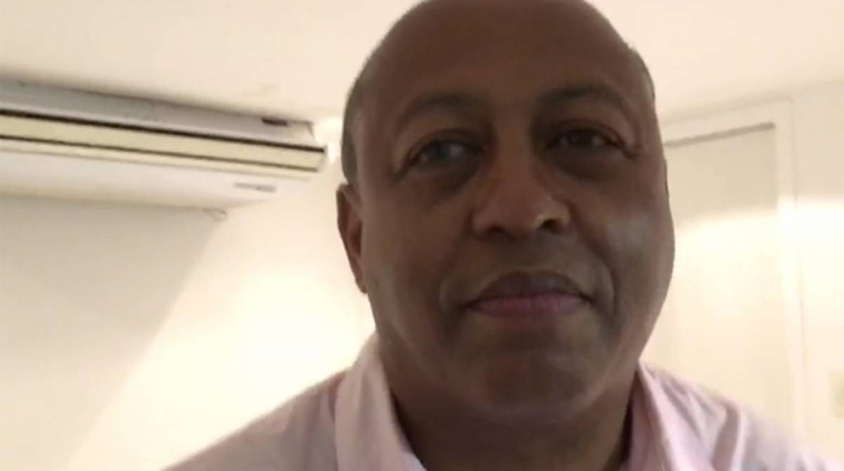 Tarquinio Prisco, presidente da Comlurb - Reprodução de Vídeo