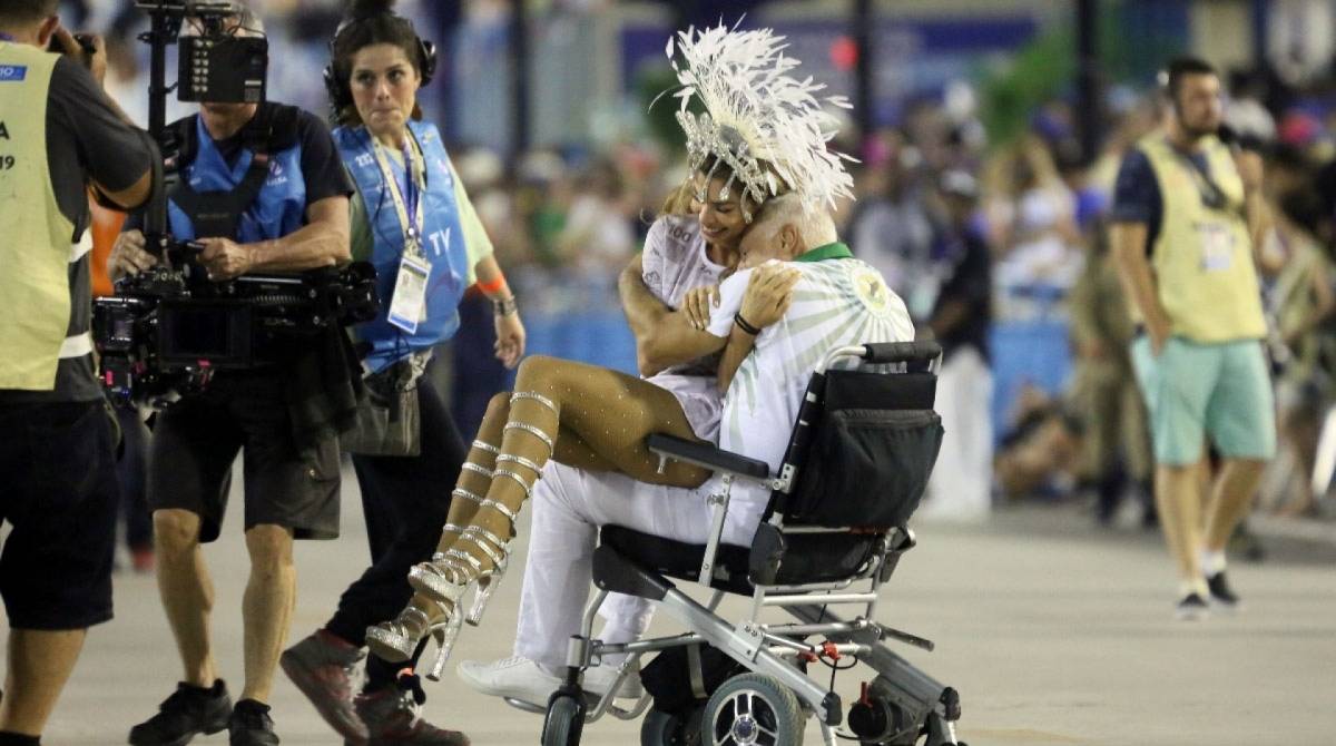 Cenas gravadas neste domingo