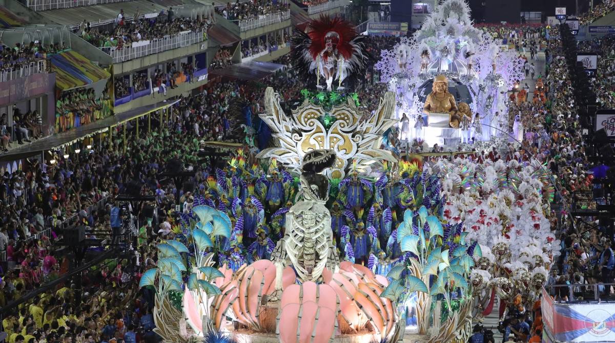 Carnaval 2019 - Desfile da Escola de Samba do Grupo Especial, G.R.E.S. Uniao da Ilha, no Samb&oacute;dromo da Marqu&ecirc;s de Sapuca&iacute;, no centro da cidade do Rio de Janeiro nesta segunda-feira (04). Foto: Alexandre Brum/Ag&ecirc;ncia O Dia