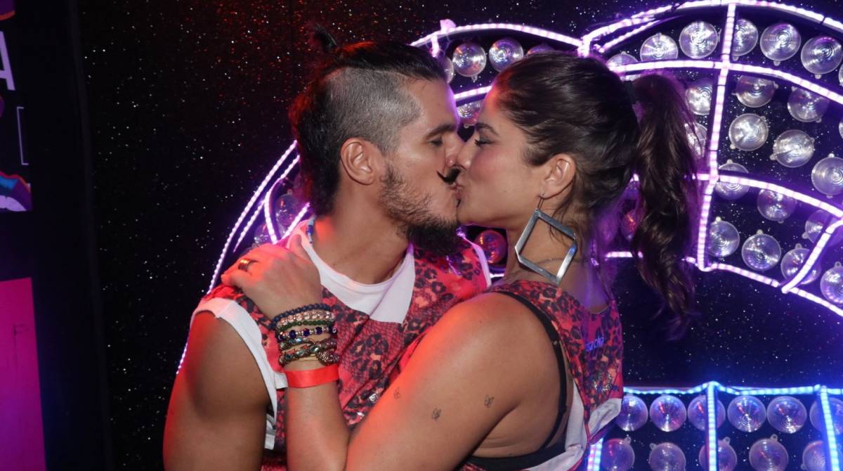 Priscila Fantin e o namorado