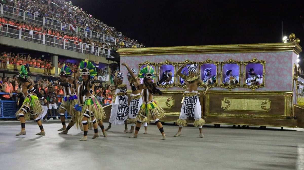 Carnaval 2019 - Desfile da Escola de Samba do Grupo Especial, G.R.E.S. Estação Primeira de Mangueira, no Sambódromo da Marquês de Sapucaí, no centro da cidade do Rio de Janeiro nesta terça-feira (05). Foto:Daniel Castelo Branco/Agência O Dia.