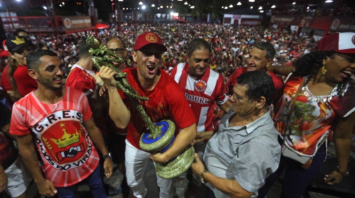 VIRADOURO - Festa na quadra da Viradouro pelo vice campeonato do Grupo Especial do Canalval do Rio de Janeiro 2019 . Foto: Daniel Castelo Branco / Agencia O Dia - Daniel Castelo Branco / Agencia O Dia