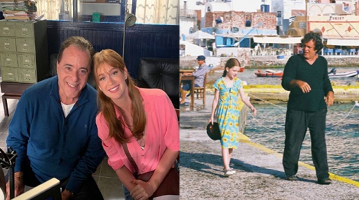 Marina Ruy Barbosa posa com Tony Ramos e relembra novela - Reprodução