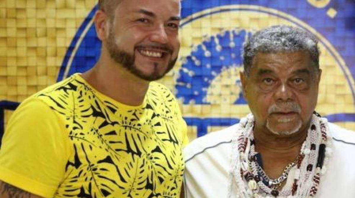 Laíla e o carnavalesco Fran Sérgio: parceria de mais de 20 anos - Divulgação