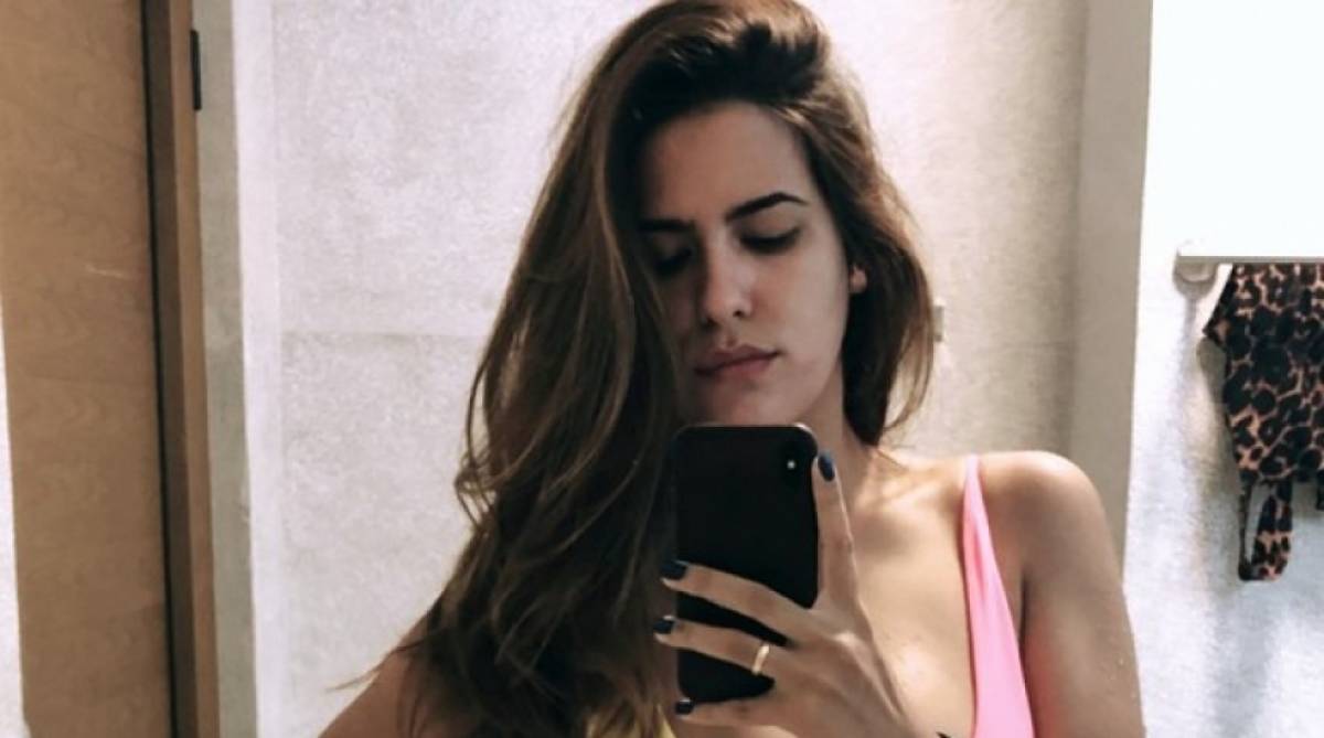 Antonia Morais sensualiza de mai&ocirc; na web