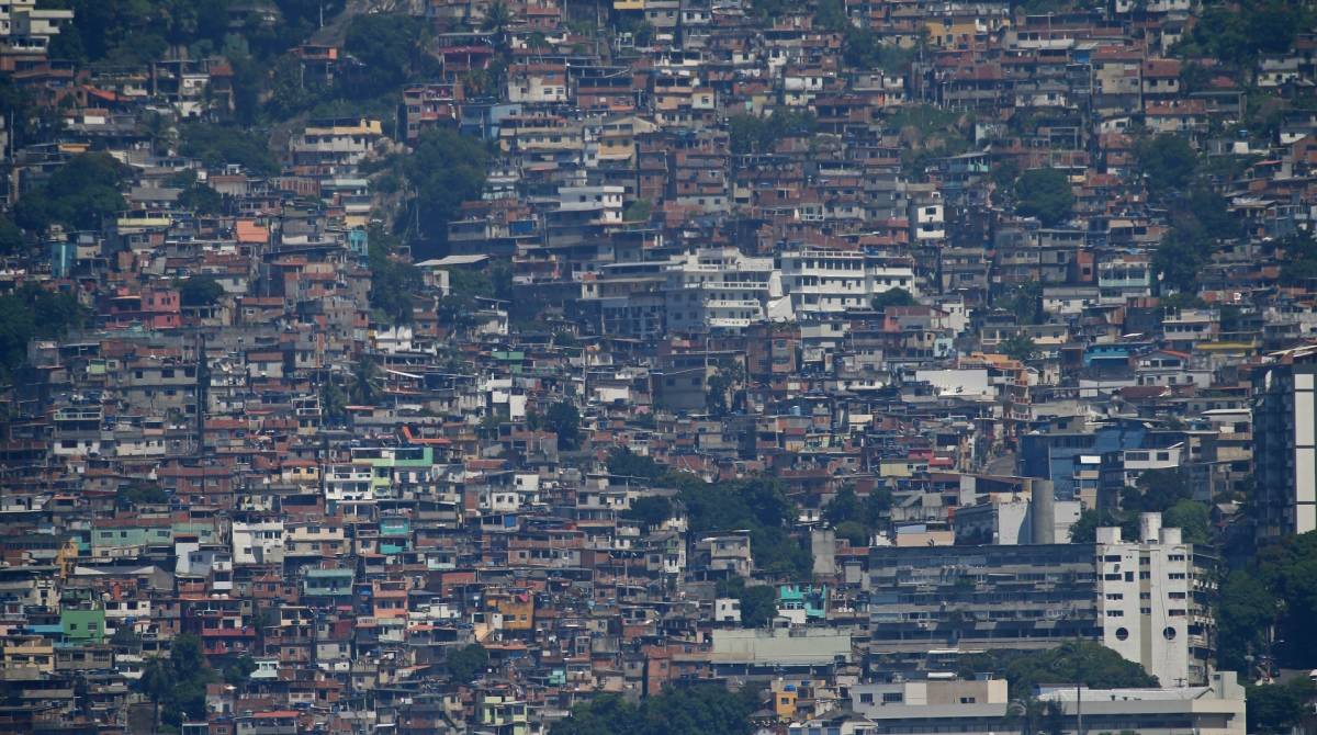 Rio - Aglomeracao de casa e pessoas na Comunidade do Vidigal. Foto: Daniel Castelo Branco - Daniel Castelo Branco / Arquivo / Ag