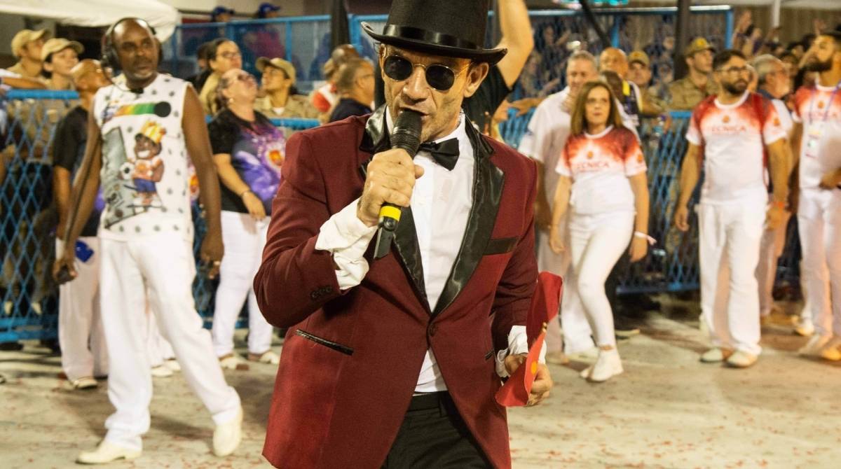 10/03/2019 - AGÊNCIA DE NOTÍCIAS/PARCEIRO - Zé Paulo Sierra na escola de samba Unidos do Viradouro durante desfile das campeãs do Grupo Especial no Sambódromo da Marquês de Sapucaí na cidade do Rio de Janeiro, neste domingo (10). Foto: Clever Felix/Parceiro/Agência O Dia