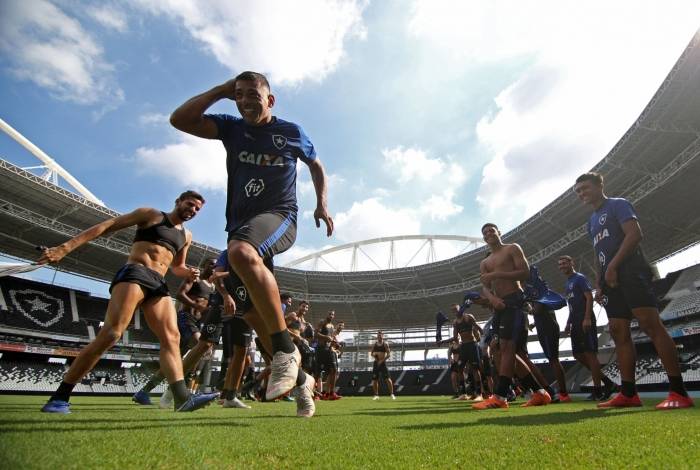 Diego Souza.Treino do Botafogo no Estadio Nilton Santos. 10 de Marco de 2019, Rio de Janeiro, RJ, Brasil. Foto: Vitor Silva/SSPress/Botafogo.