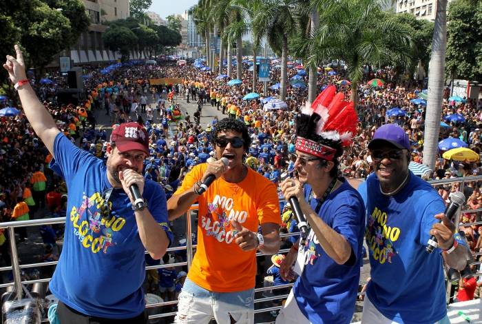 Rio de Janeiro - 10/03/2019 - Mono Bloco arrasta multidão no ultimo dia de carnval do Rio de Janeio. Foto: Luciano Belford/Agencia O Dia