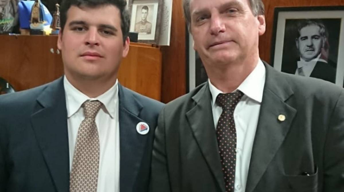 Bruno Engler (PSL) é um dos principais apoiadores de Bolsonaro em Minas Gerais - Reprodução Facebook