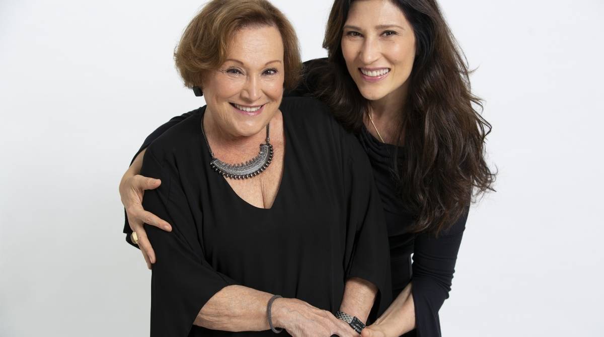 As atrizes Nicette Bruno e Beth Goulart  