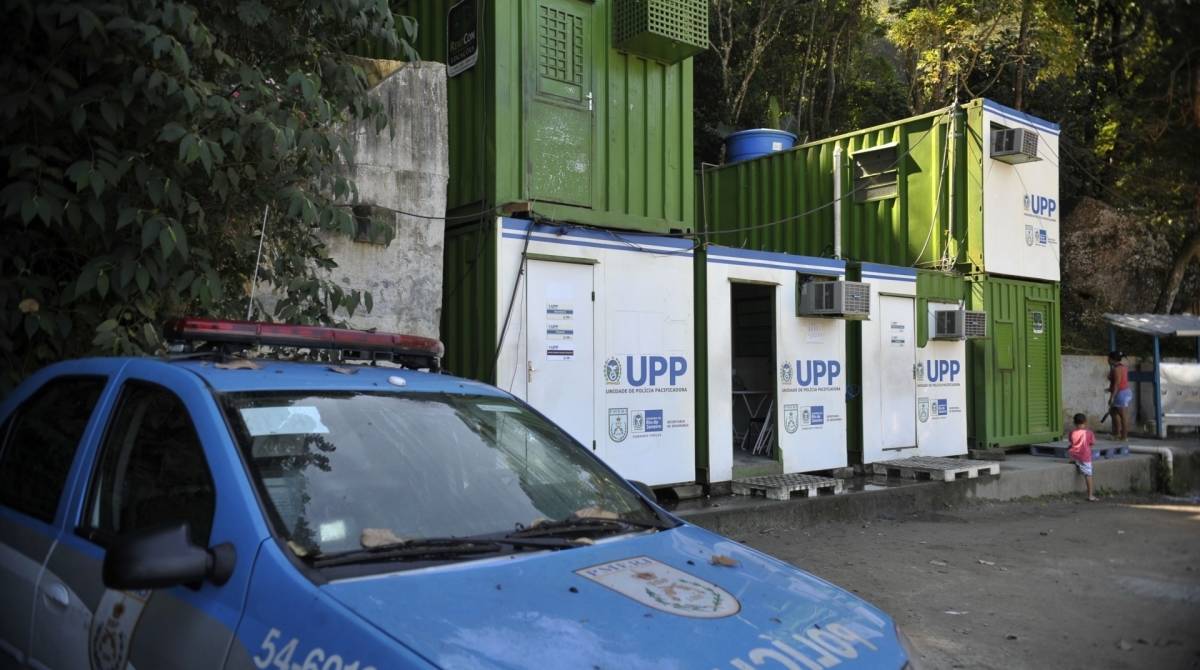 Rio de Janeiro - Sede da Unidade de Polícia Pacificadora (UPP) da Favela da Rocinha, para onde foi levado o pedreiro Amarildo de Souza, antes de desaparecer. As câmeras de segurança e os GPS das viaturas não funcionavam no dia em que o morador sumiu