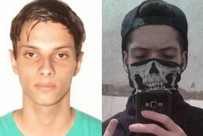 Luiz Henrique, Ã  esquerda, e Guilherme Monteiro, Ã  direita, foram autores do massacre